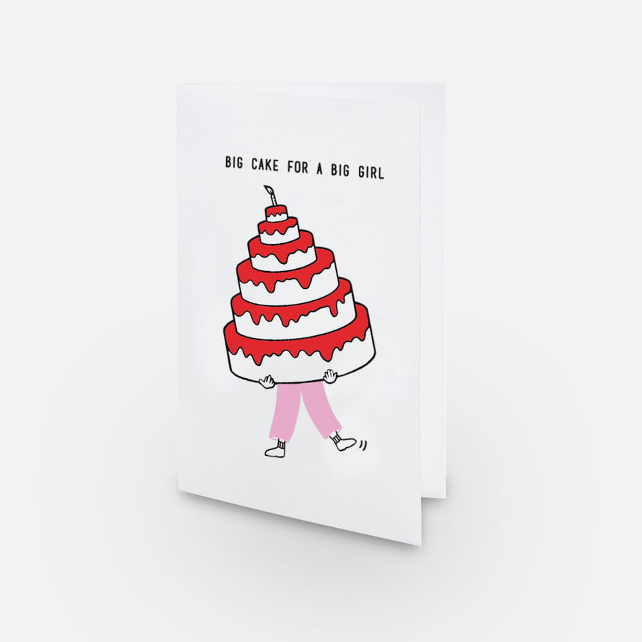carte de voeux anniversaire gateau fille fere