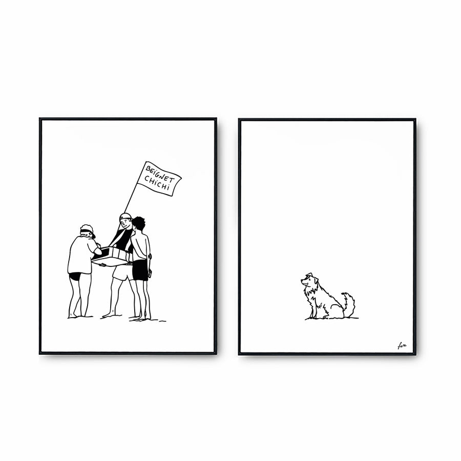 Duo d'affiches L'été - Les Beignets