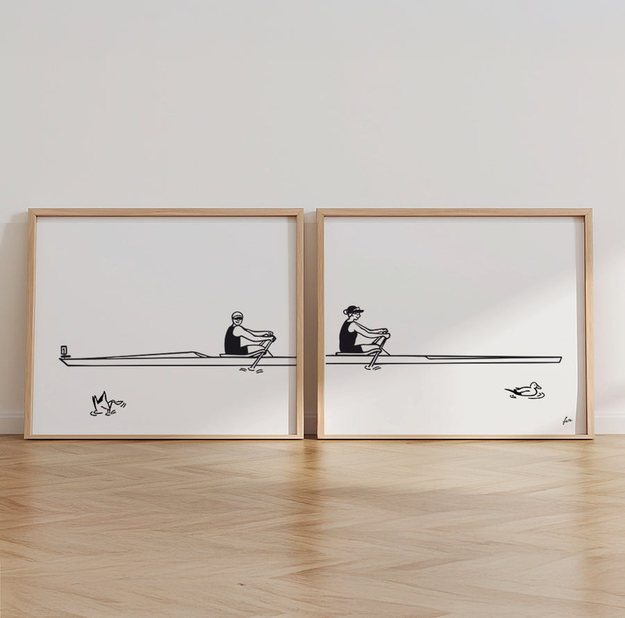 aviron decoration murale fere poster art ptrint