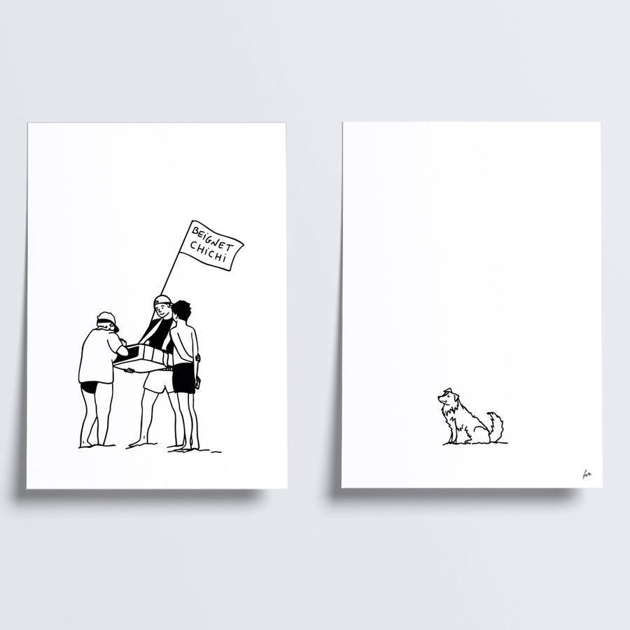 Duo d'affiches L'été - Les Beignets