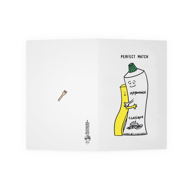 Carte Perfect match Frites mayo