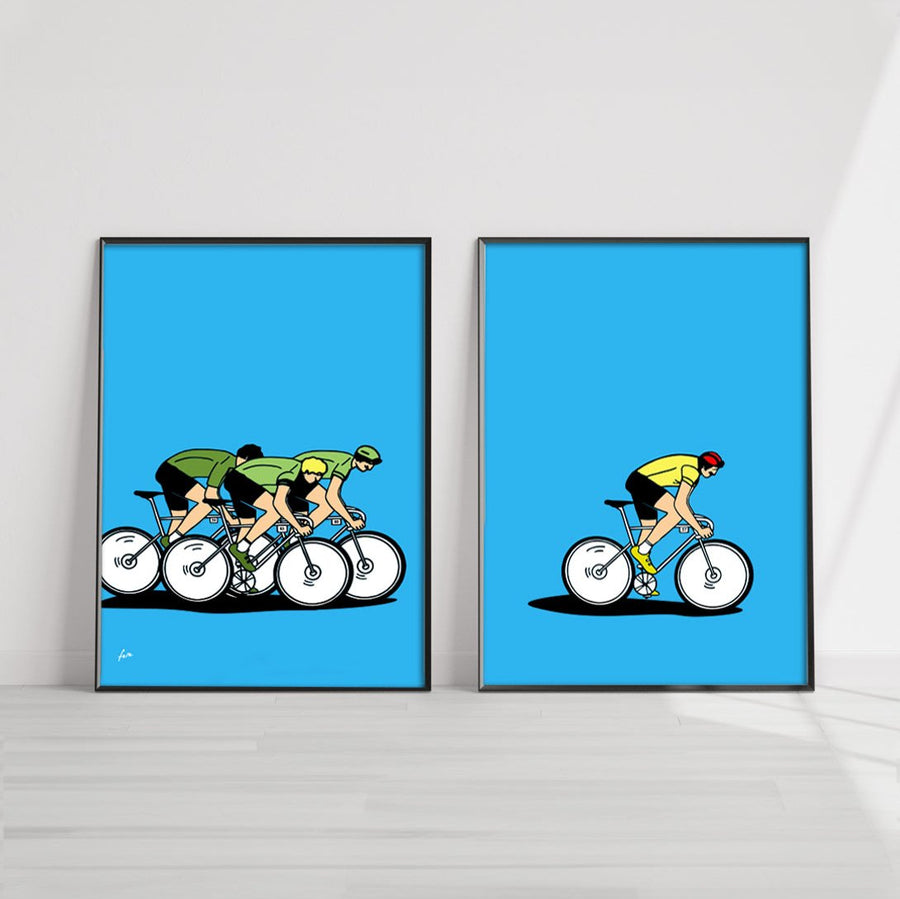 mockup velo fereparis affiches decoration murale