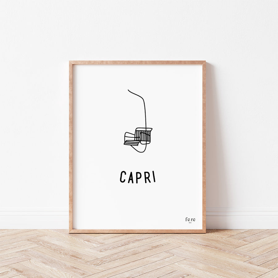 Affiche Monde, Capri