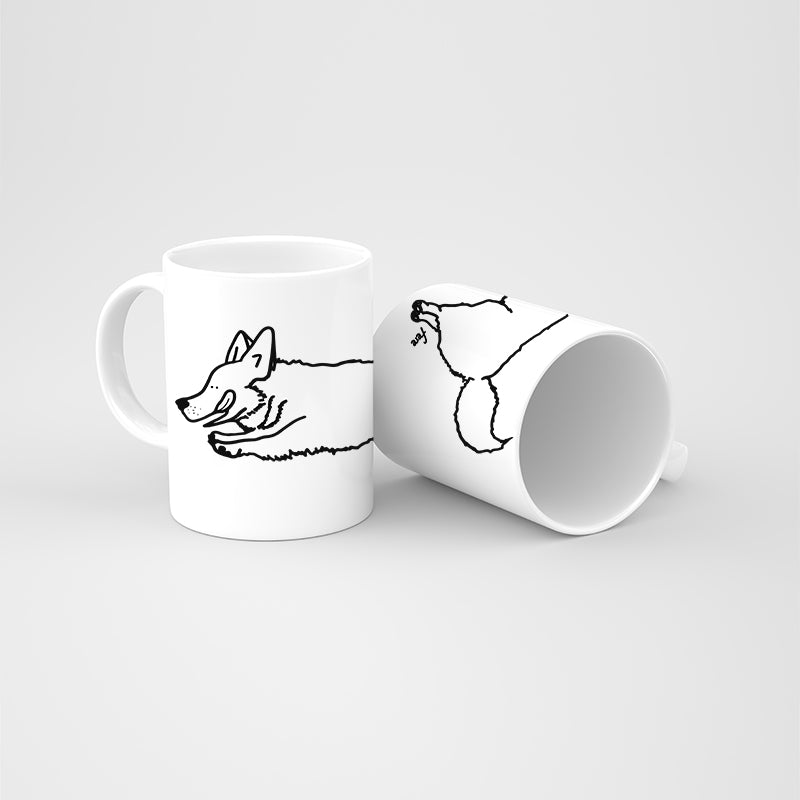 mug corgi chien dog fereparis