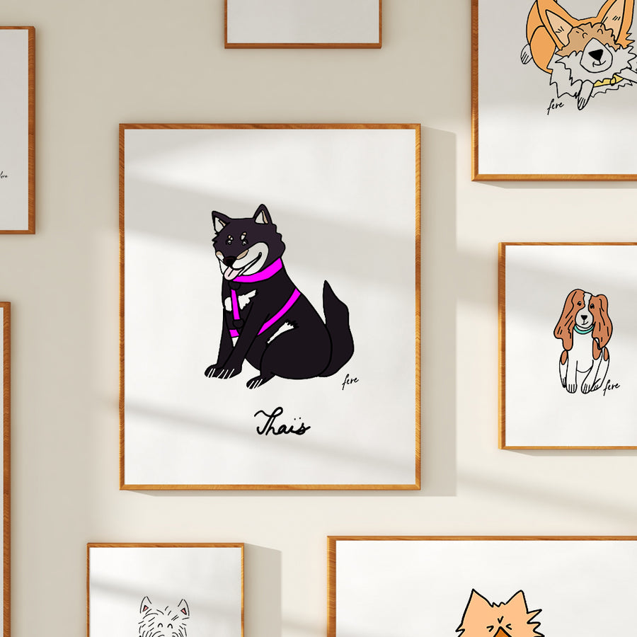 portrait chien personnalisation fere 