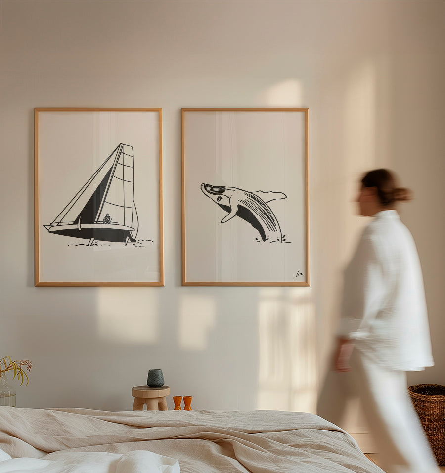 Duo d'affiches les sportifs - Voile Vendée globe