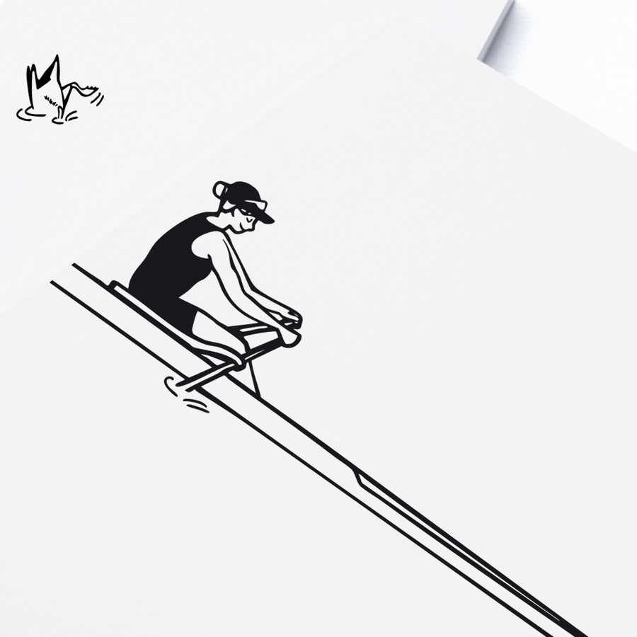 aviron decoration murale fere poster art 