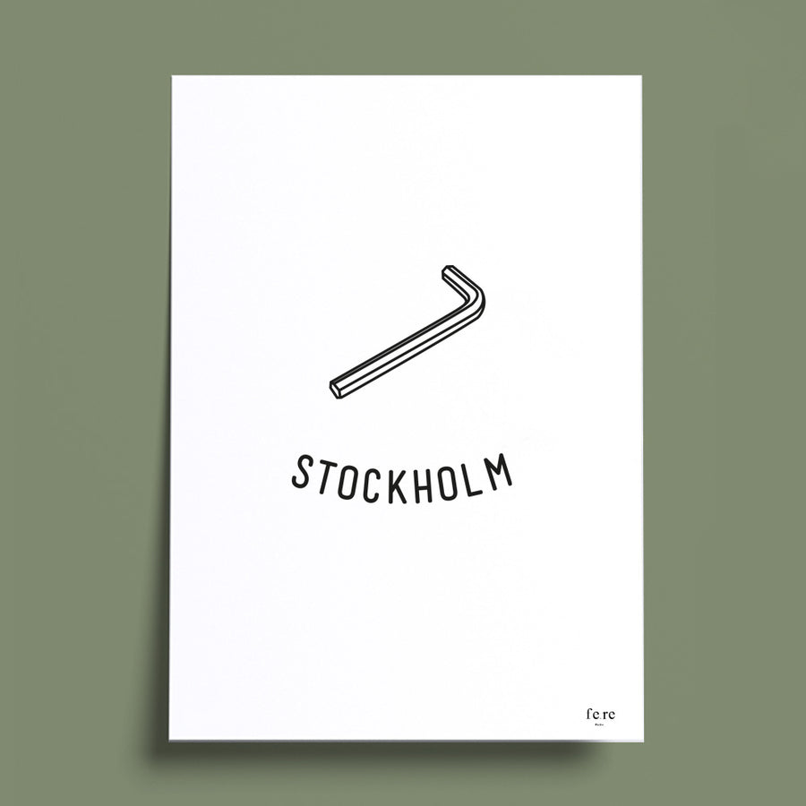 Affiche Monde, Stockholm