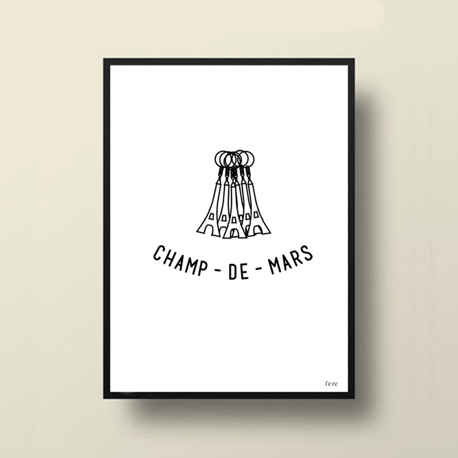 Affiche Paris, Champ-de-Mars